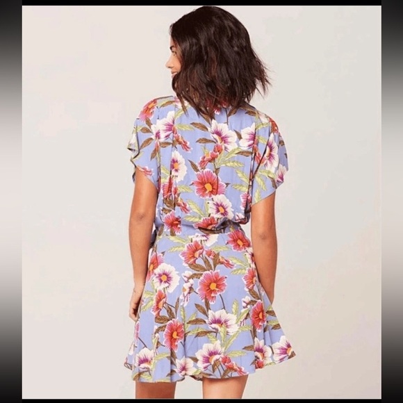 L*Space Floral Mini Dress – NWT Sunshine Fields Lost in Ibiza XS 125$ - Picture 2 of 10